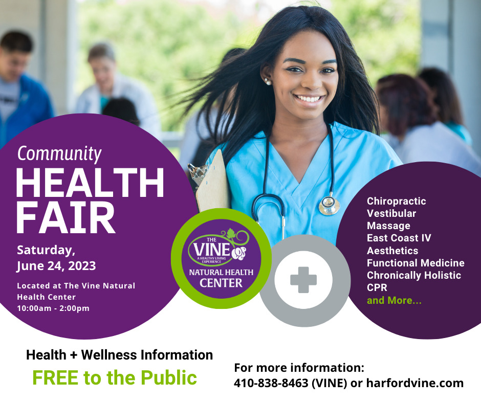 Community Health Fair The Vine Natural Health Center