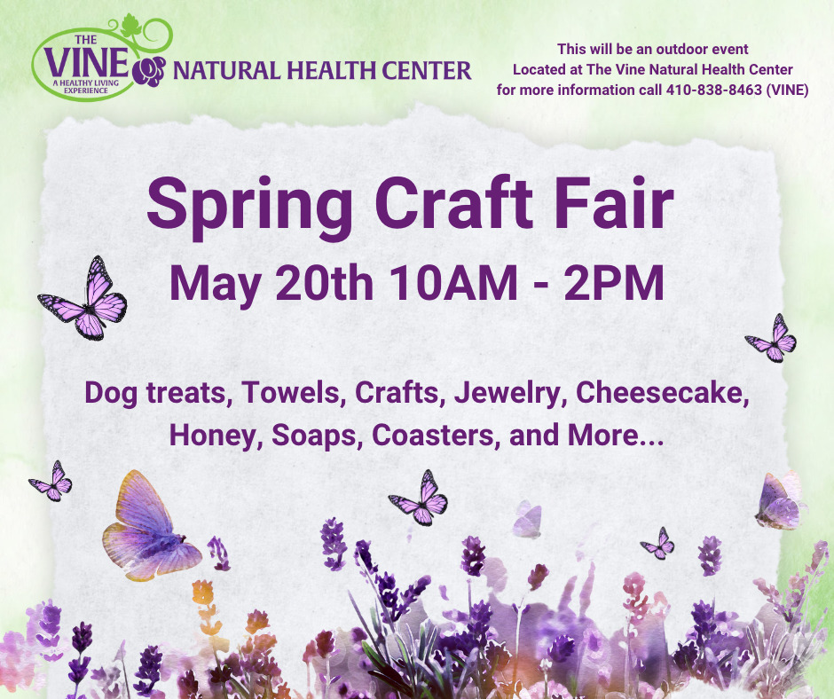 Spring Craft Fair - The Vine Natural Health Center