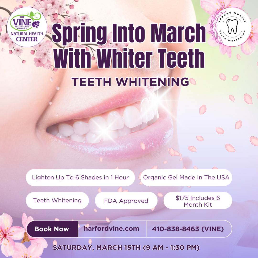 Spring Into March With Whiter Teeth