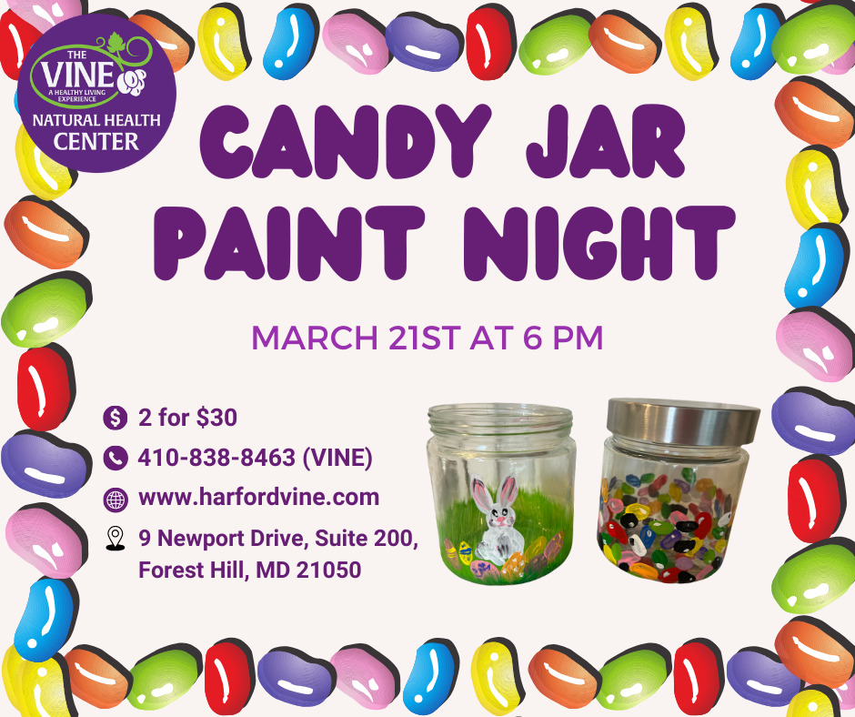 Spring Paint Night: Candy Jars