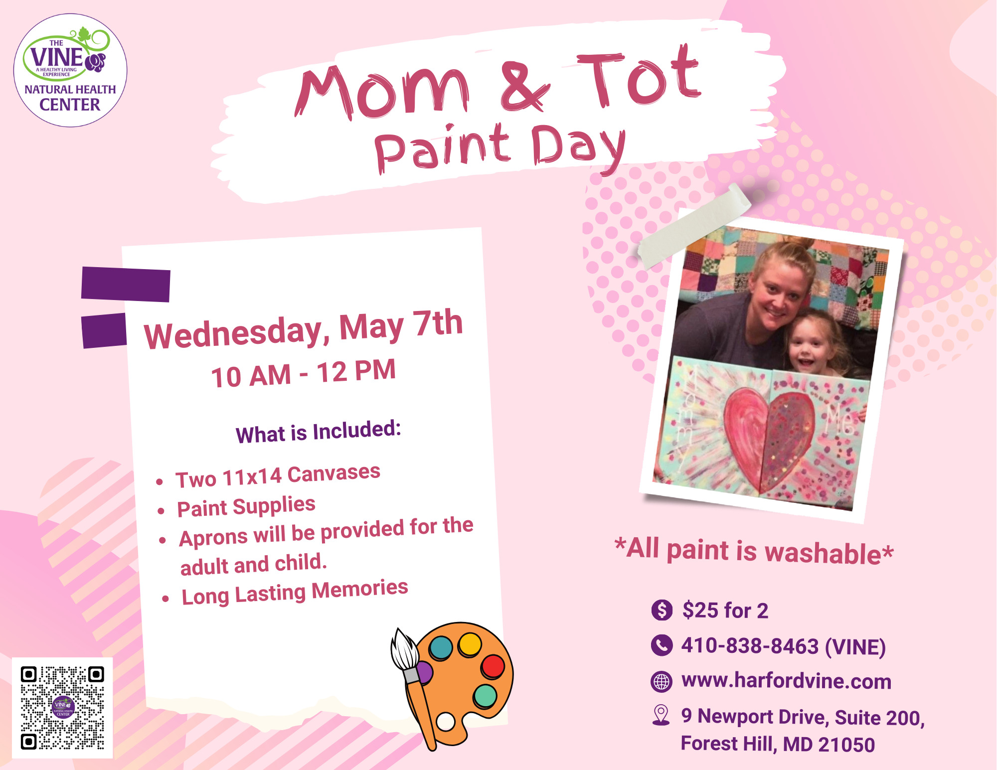 Mom & Tot Paint Day