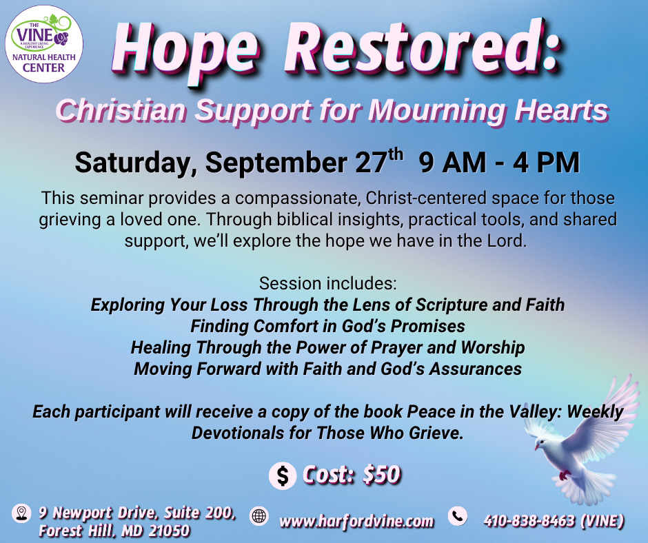 Hope Restored: Christian Support For Mourning Hearts
